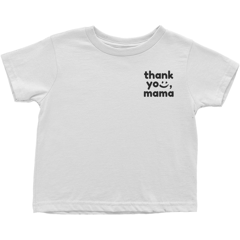 Thank you, Mama Toddler Block Tee